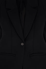 Bonded Crepe Hourglass Coat