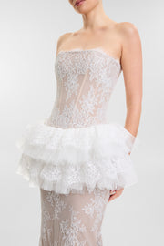 Emerald Frill Mini